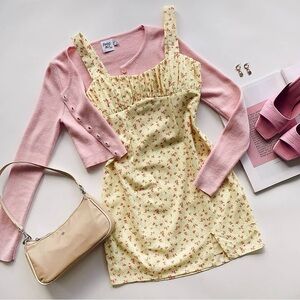 Princess Polly Freya Light Yellow Mini Dress